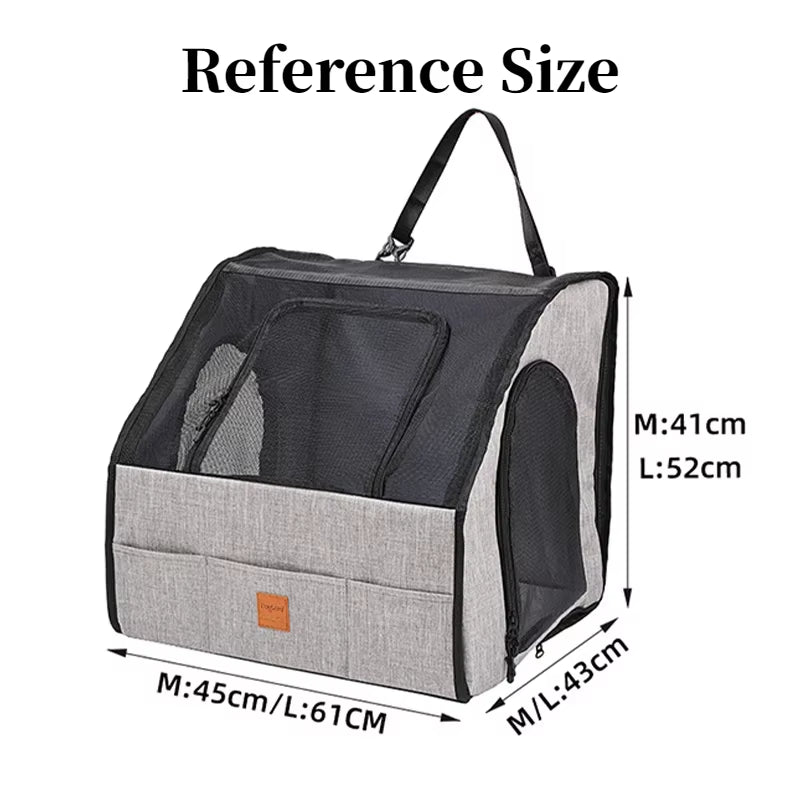 Dog Car Seat Cover Folding Hammock Pet Carriers Bag Basket Carrying for Cats Dogs Waterproof Dog Travel Cage Dog Accessories