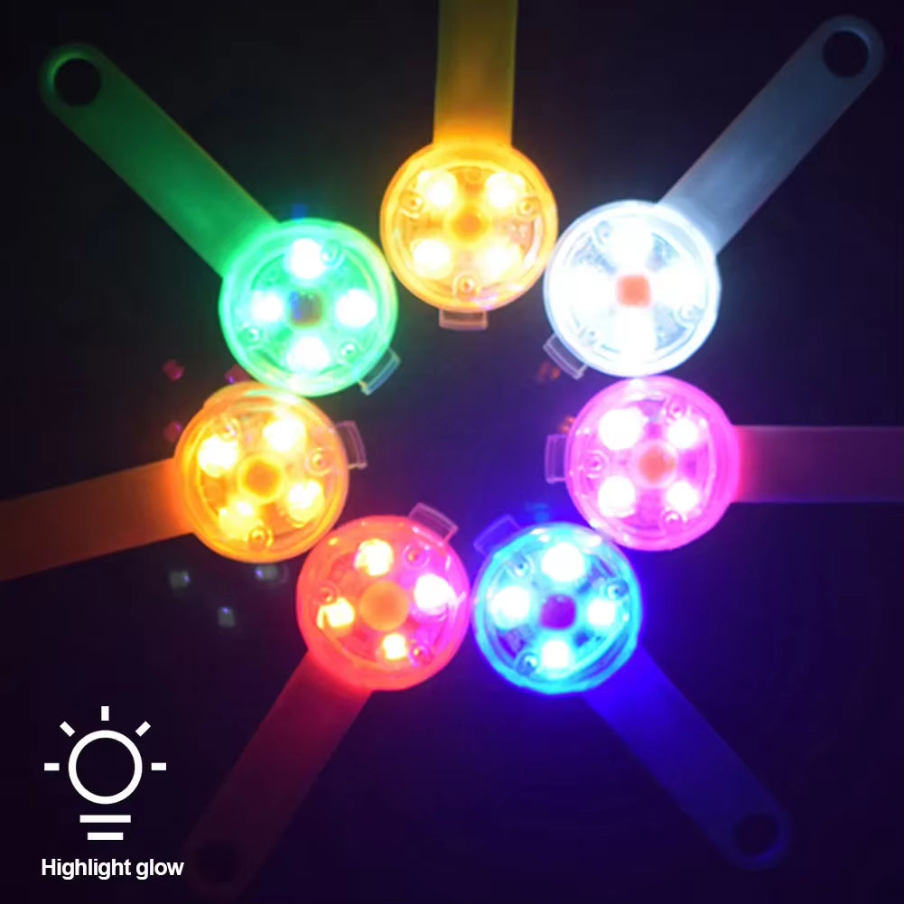 Dogs Collars Pendant Waterproof Safety LED Flashing Light USB Rechargeable LED Light Pendant for Dogs Cats Pets
