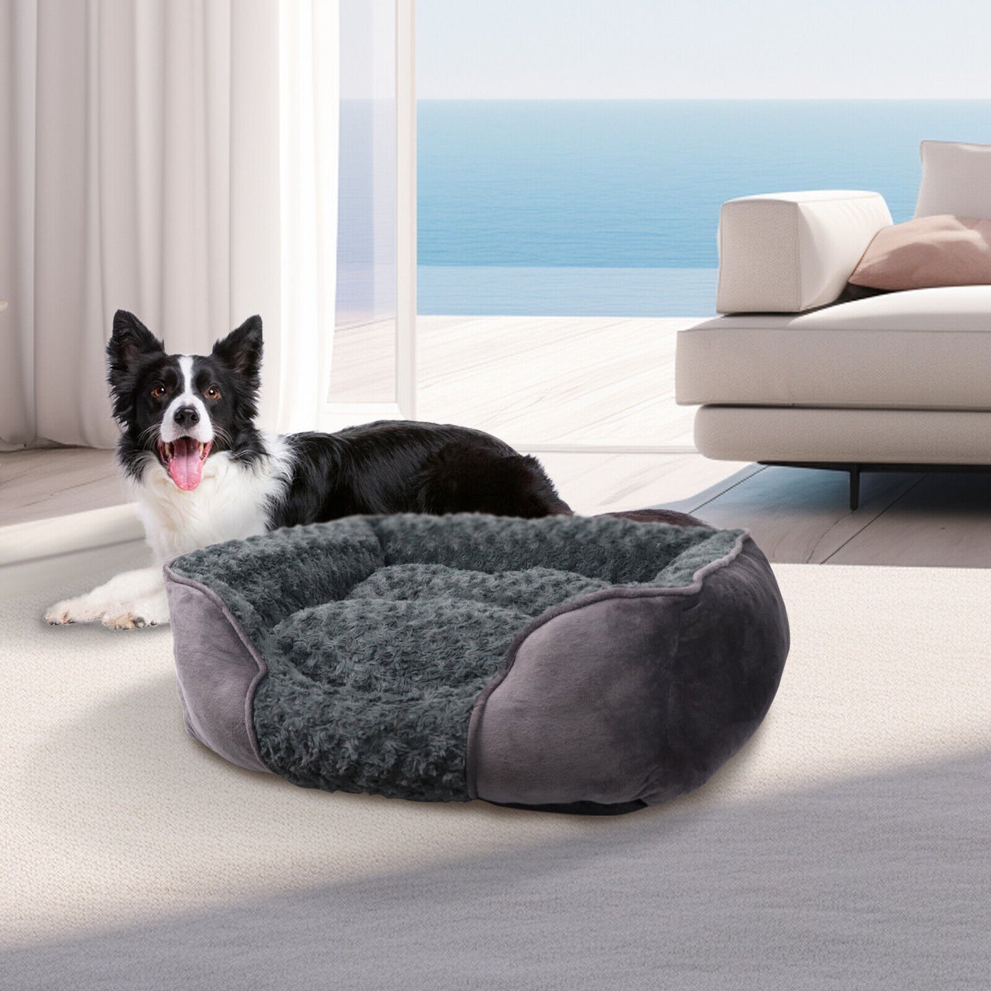Pet Cat Dog Bed Cat Beds Soft Washable Puppy Cushion Warm Pet Basket M L