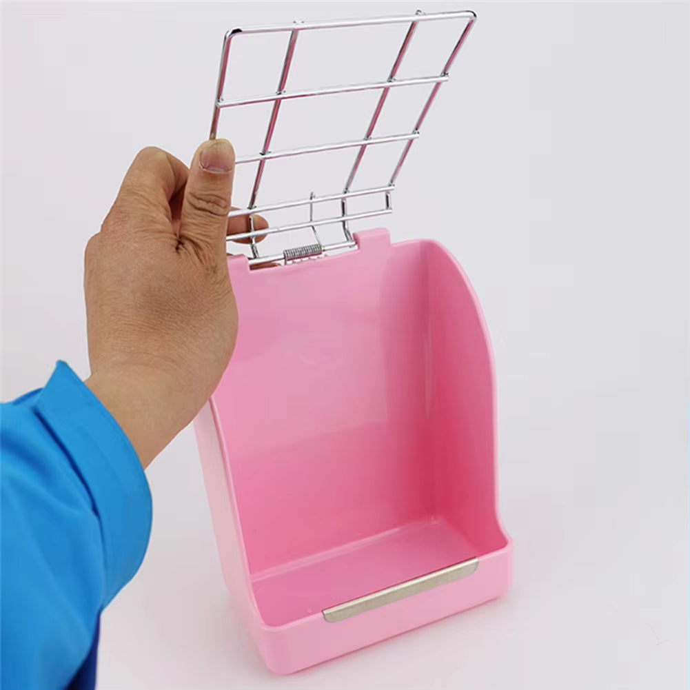 Galvanized Metal Rabbit Guinea Pig Chinchilla Feeder Less Wasted Pet Feeding Rack Manager Easy to Install Кормушка Для Сена