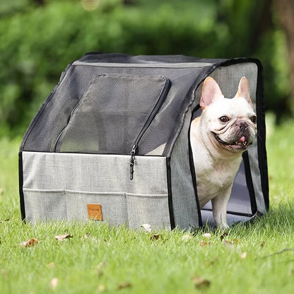 Dog Car Seat Cover Folding Hammock Pet Carriers Bag Basket Carrying for Cats Dogs Waterproof Dog Travel Cage Dog Accessories