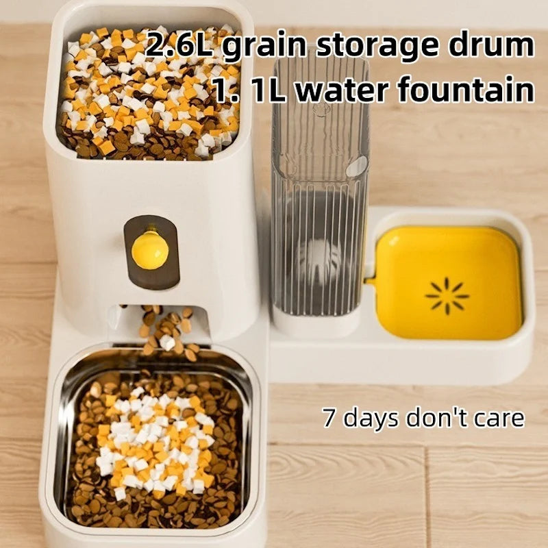 Feeding and Watering Supplies for Cat Water Dispenser Multiple Cats Automatic Feeder Dog Bowl Large Capacity Cat Accessories Pet