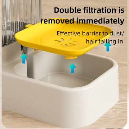 Feeding and Watering Supplies for Cat Water Dispenser Multiple Cats Automatic Feeder Dog Bowl Large Capacity Cat Accessories Pet